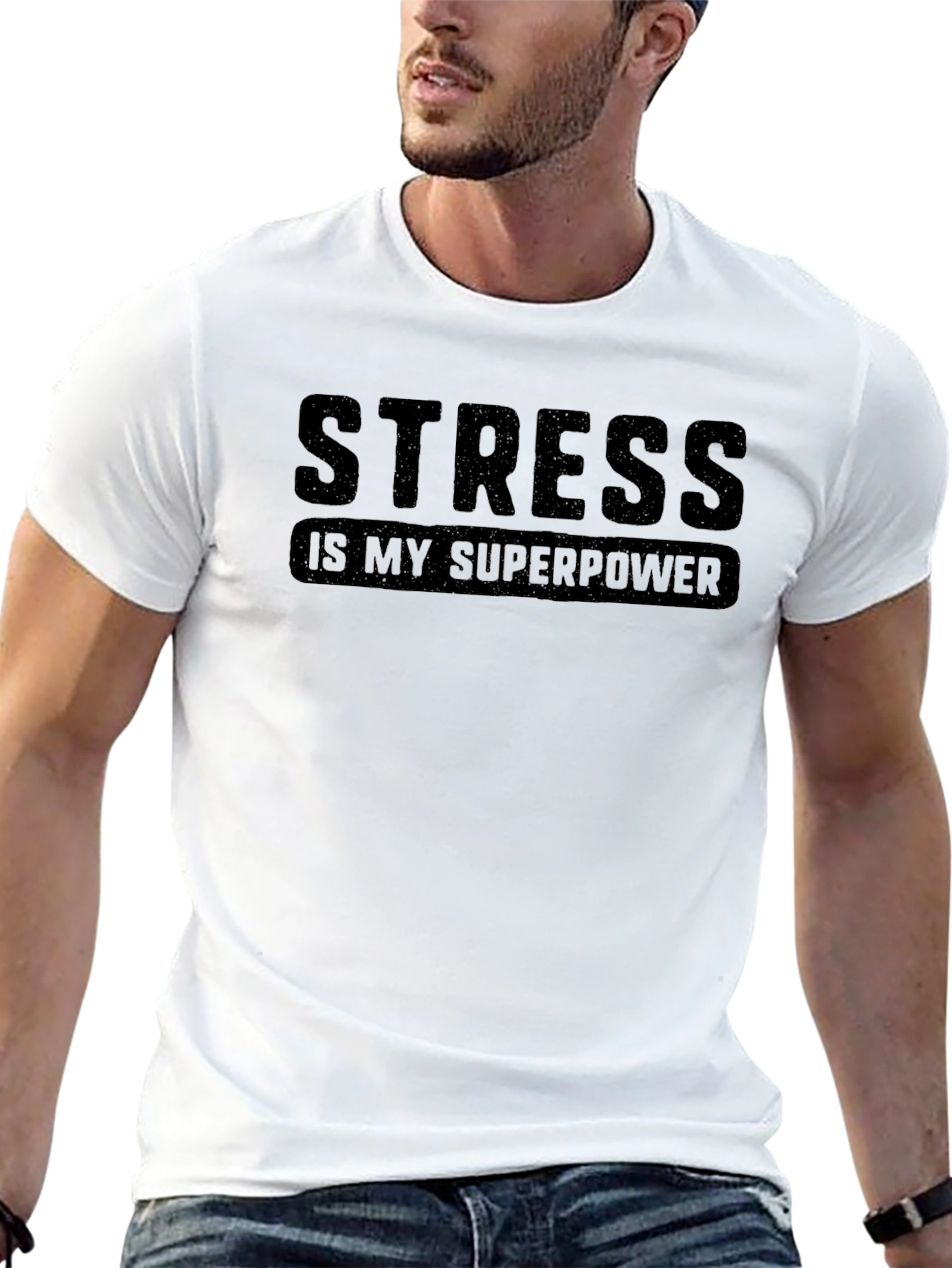 Stress is My Superpower Graphic Tee