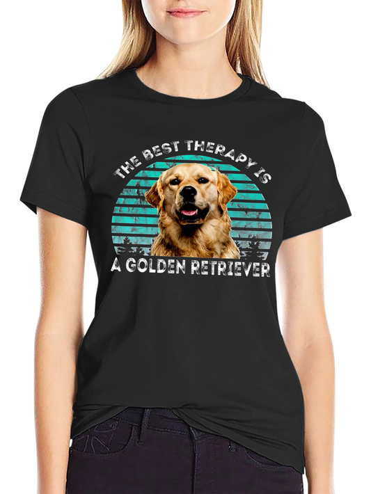 Golden Retriever Therapy T-Shirt