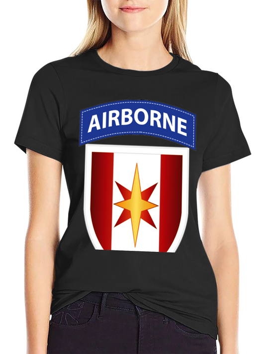 Airborne Military T-Shirt with Star Logo