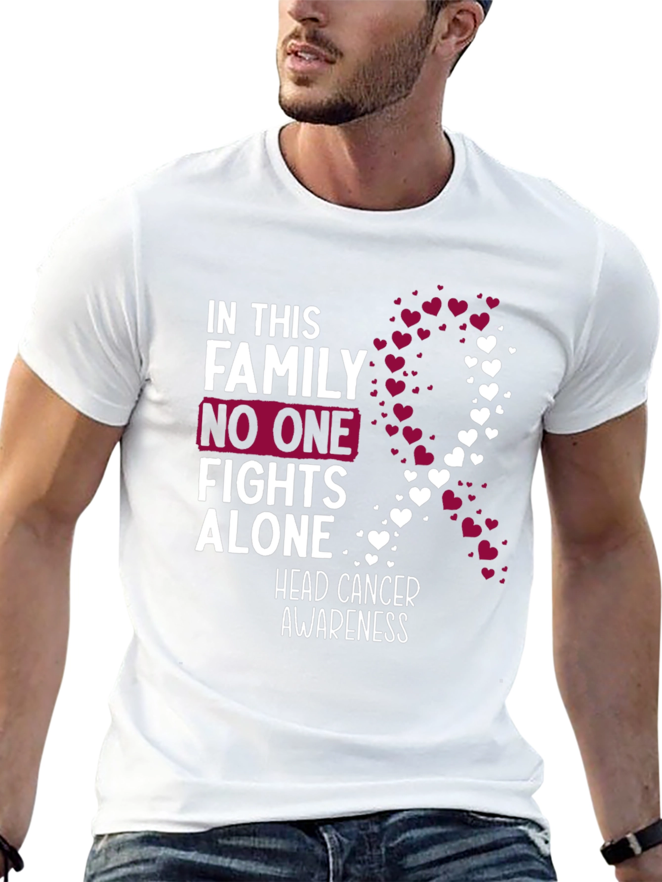 Head Cancer Awareness T-Shirt
