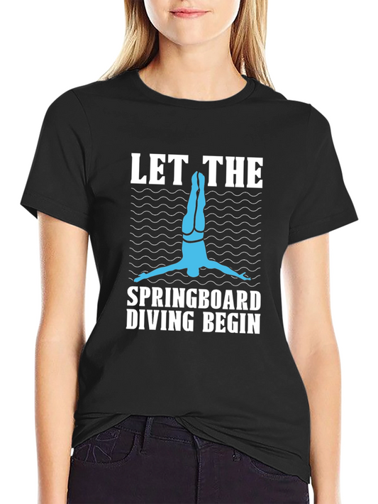 Springboard Diving Graphic Tee - Dive In!