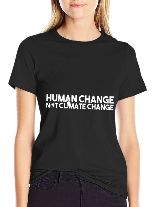 Human Change Tee - Black Short Sleeve T-Shirt