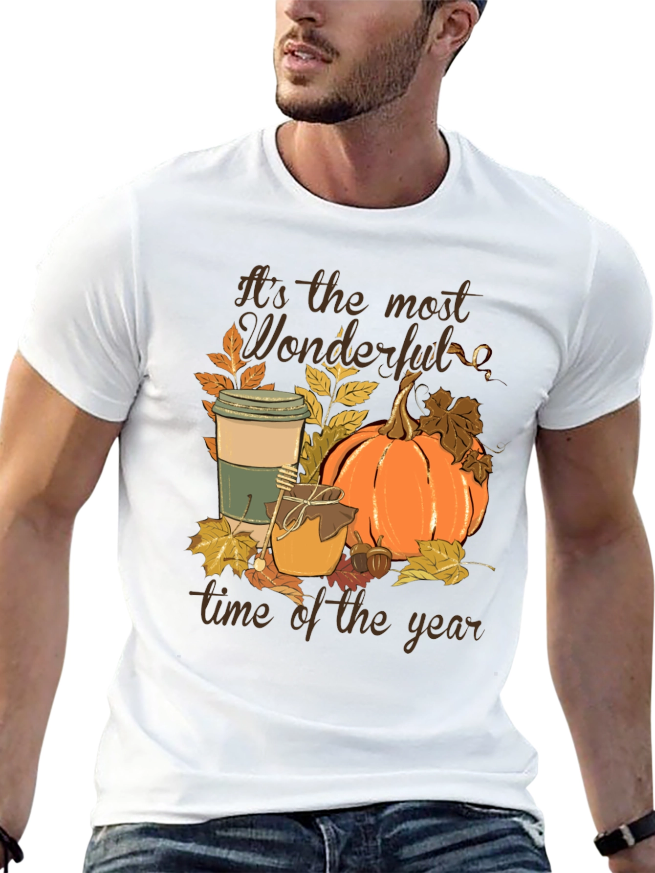 Fall Vibes Graphic Tee - Wonderful Time of Year
