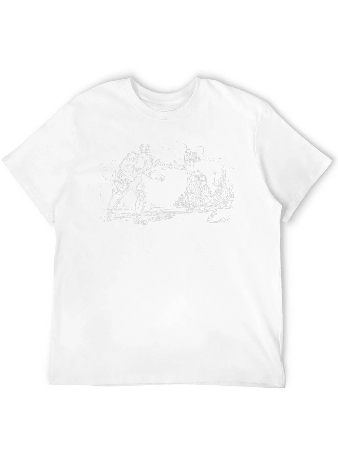 Retro Black Graphic Tee - Chase Scene
