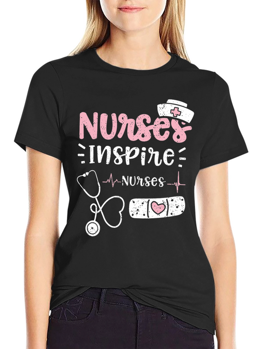 Nurses Inspire Graphic T-Shirt