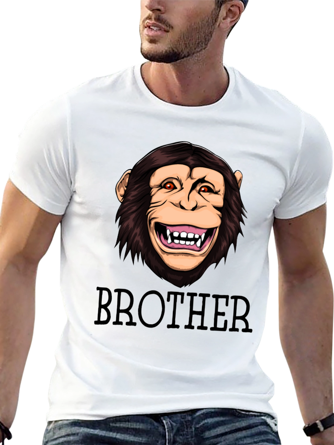 Brother Monkey Graphic T-Shirt