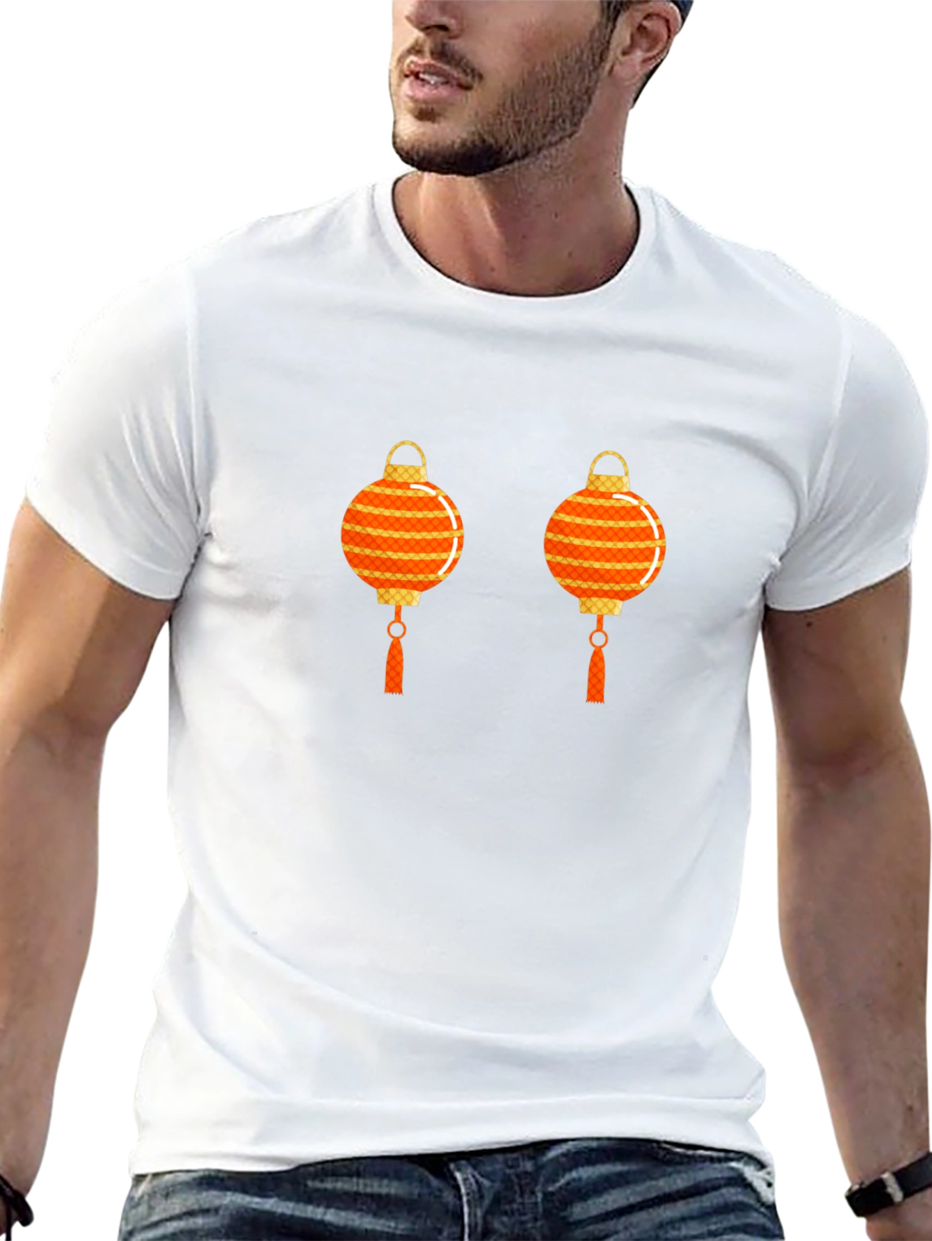 Lanterns Mens Graphic T-Shirt