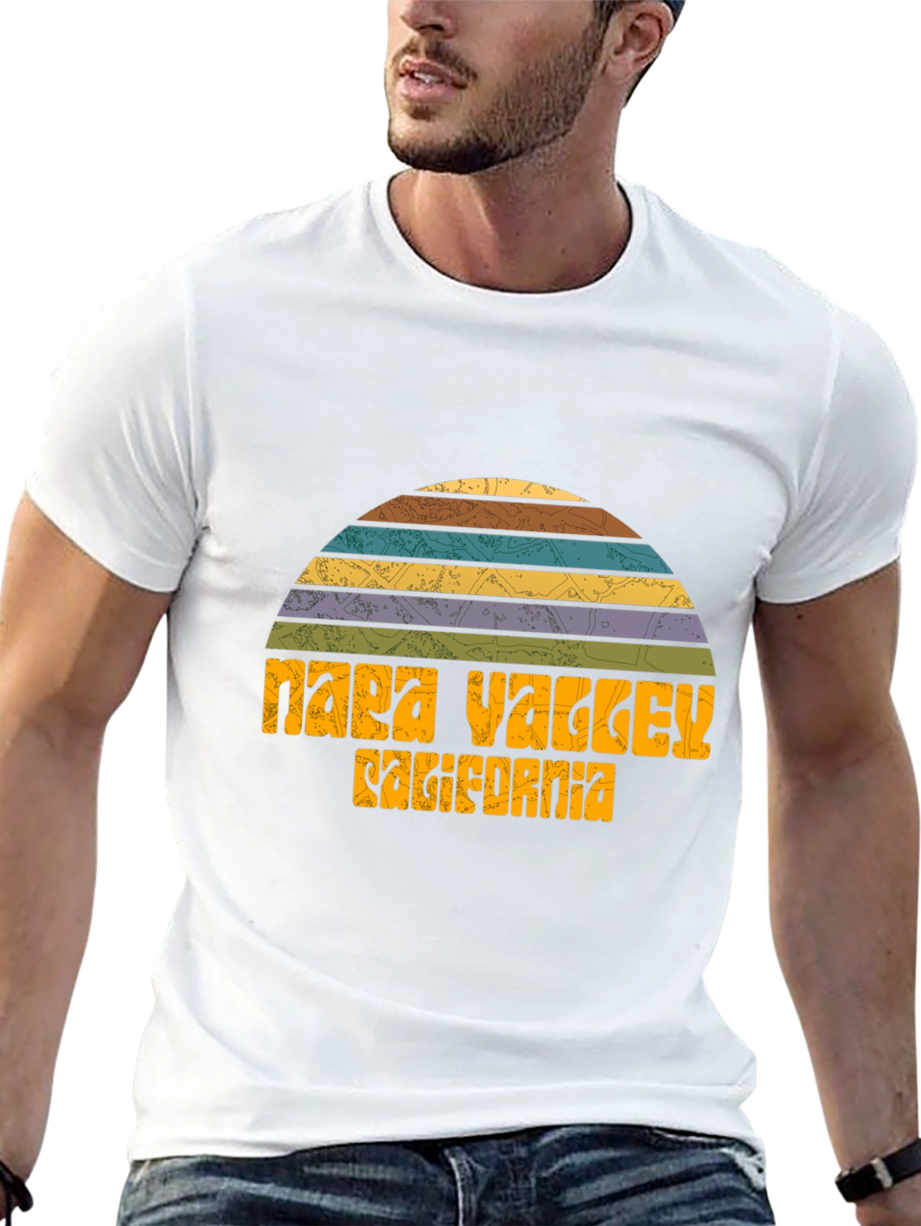 Retro Napa Valley California T-Shirt