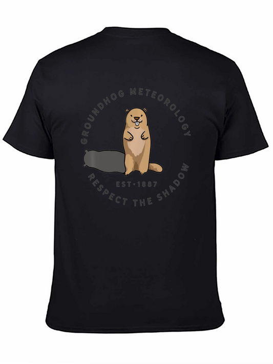 Groundhog Meteorology T-Shirt - Respect the Shadow