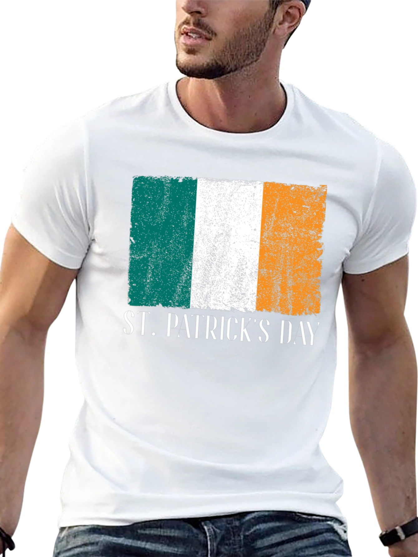 St. Patricks Day Irish Flag Graphic Tee