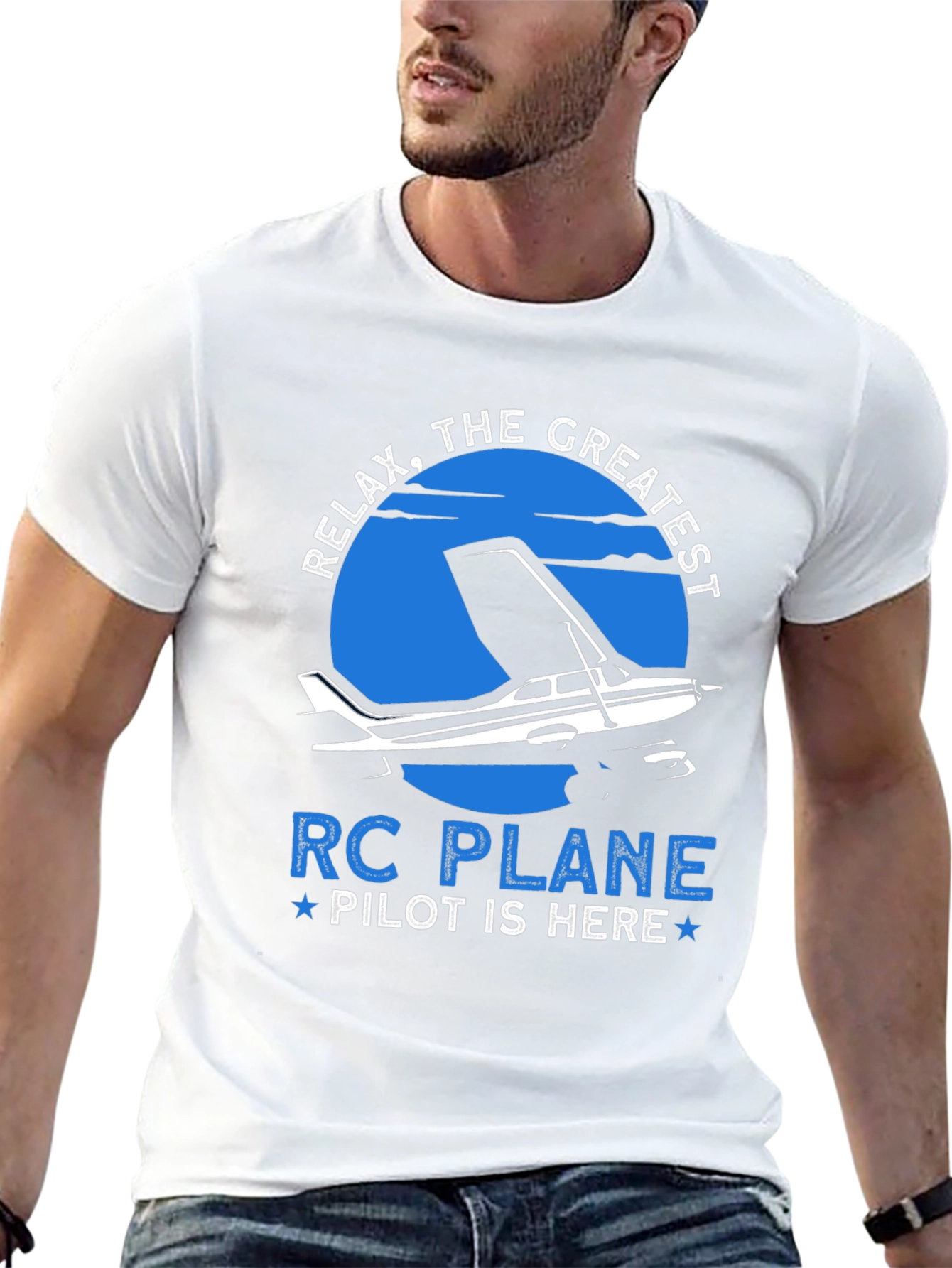 RC Plane Pilot Graphic T-Shirt