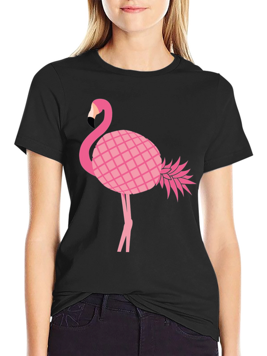 Funky Flamingo Pineapple Graphic Tee