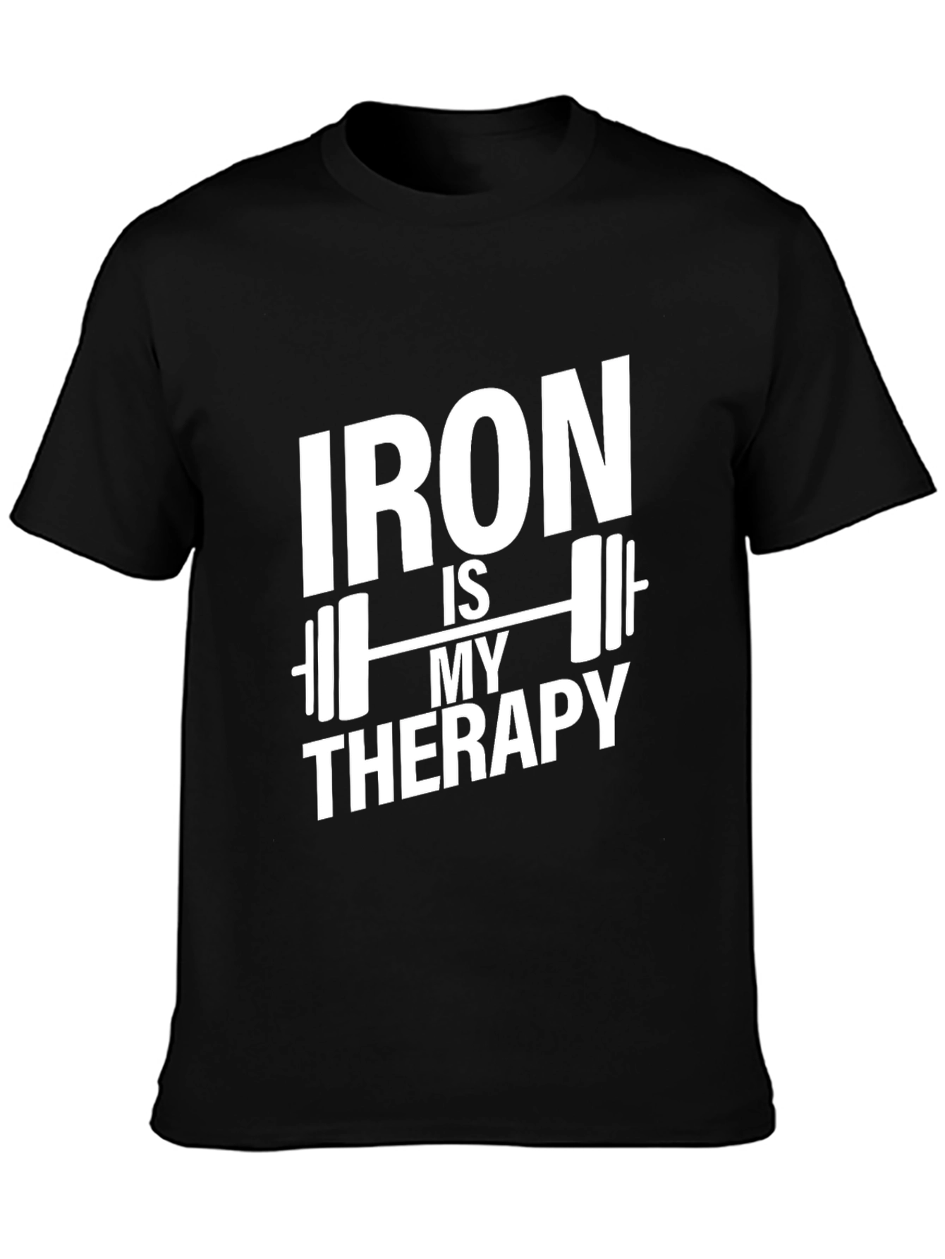 Iron Is My Therapy Gym Workout T-Shirt