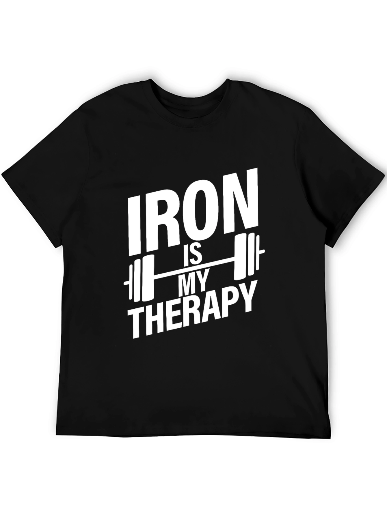 Iron Is My Therapy Gym Workout T-Shirt