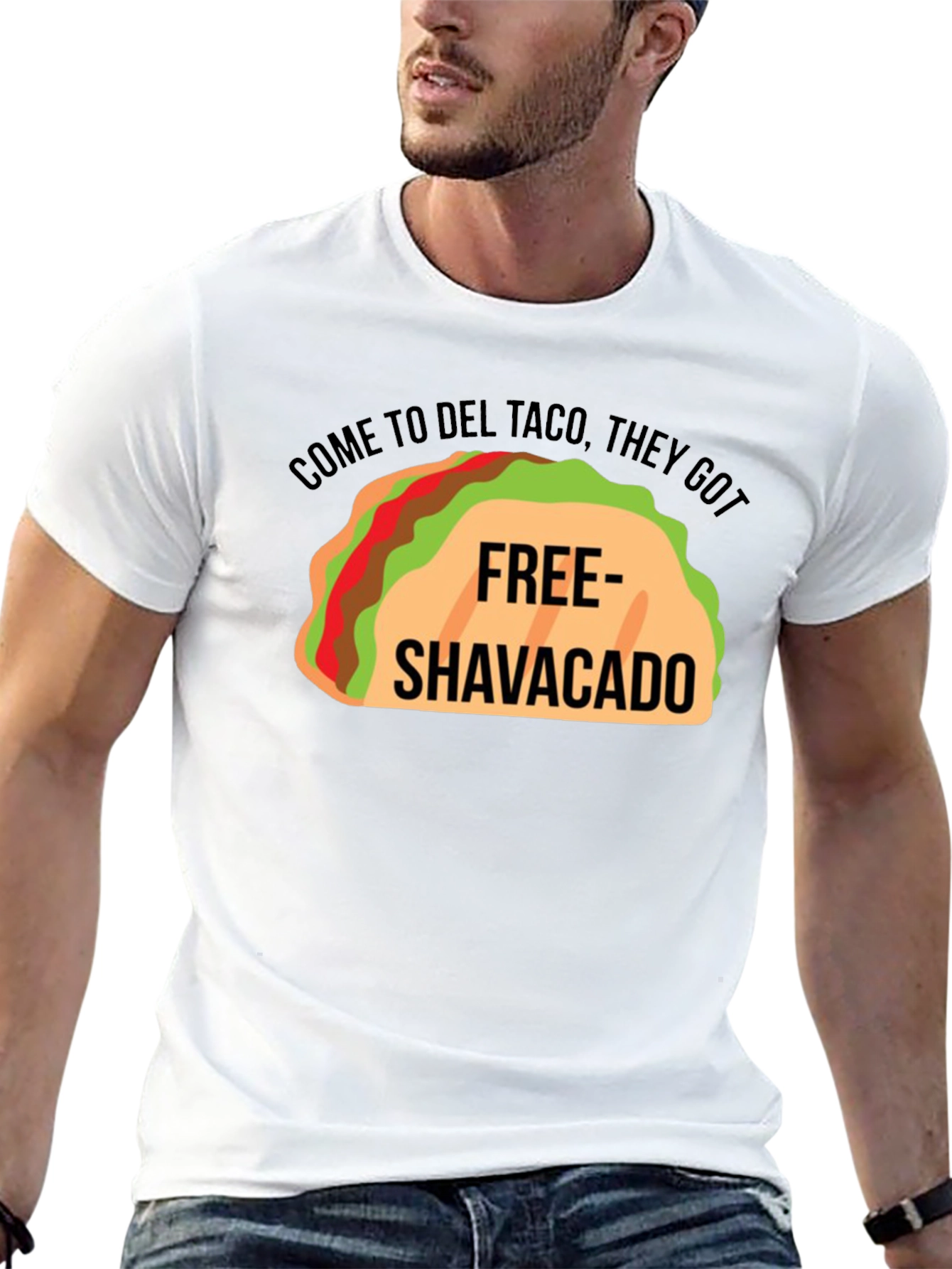 Del Taco Free Shavacado Graphic T-Shirt