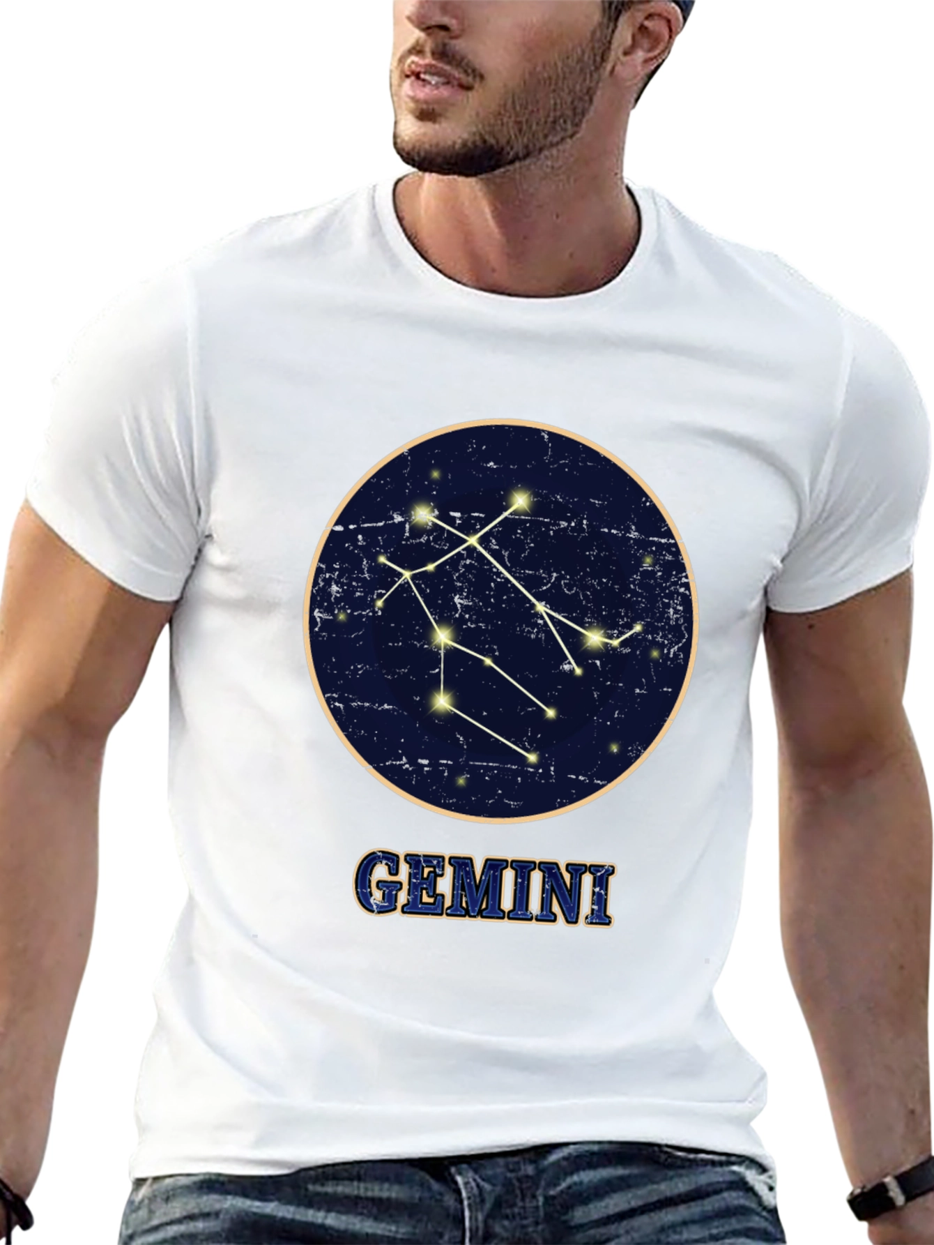 Gemini Zodiac Constellation T-Shirt