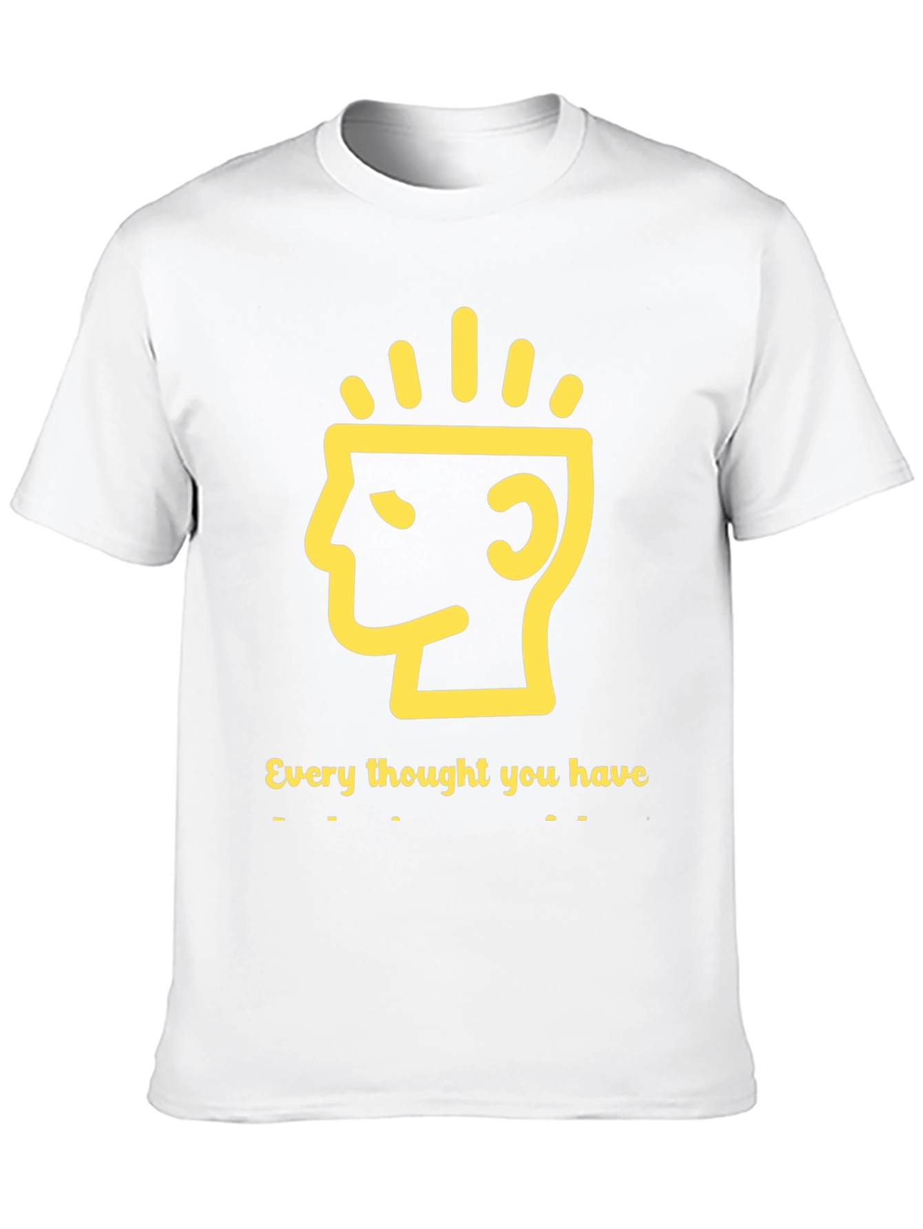 Mindful Thoughts Graphic Tee - Black