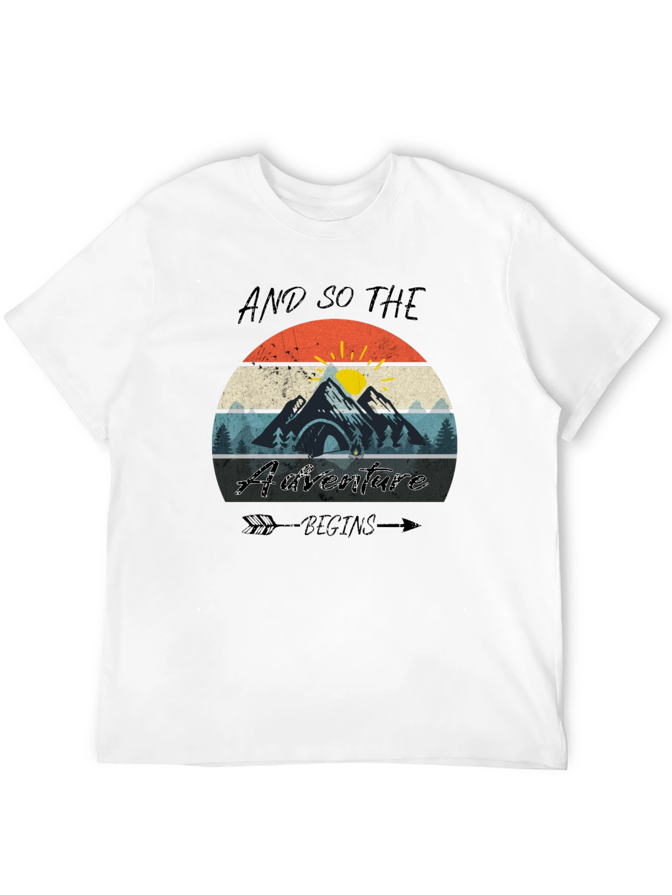 Adventure Begins Graphic T-Shirt
