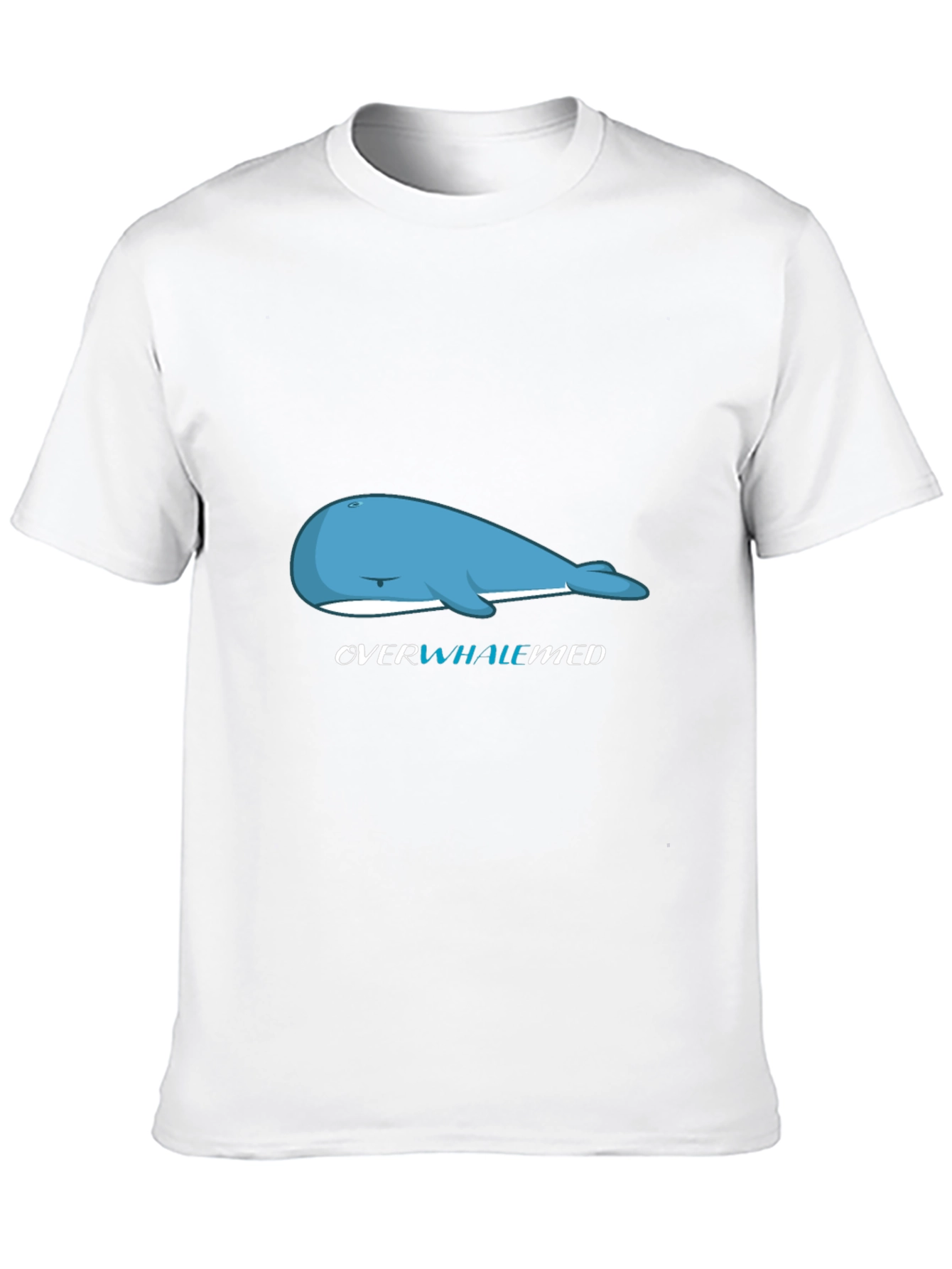 Overwhalemed T-Shirt - Funny Whale Tee