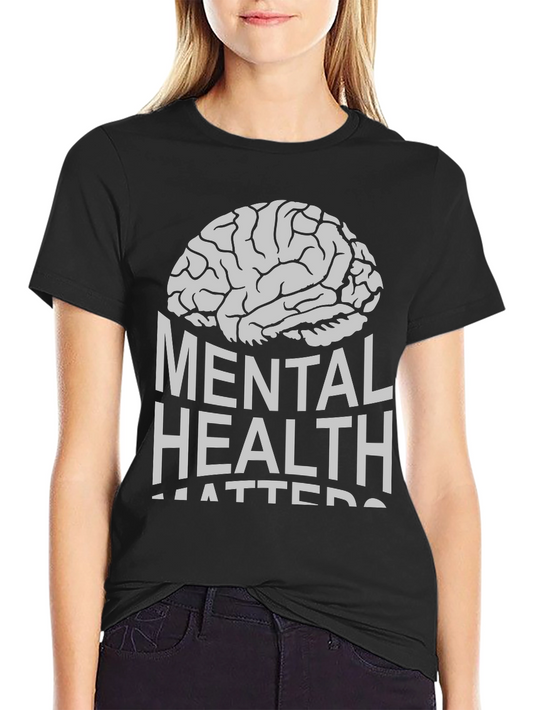 Mental Health Matters T-Shirt: Brain Graphic Tee