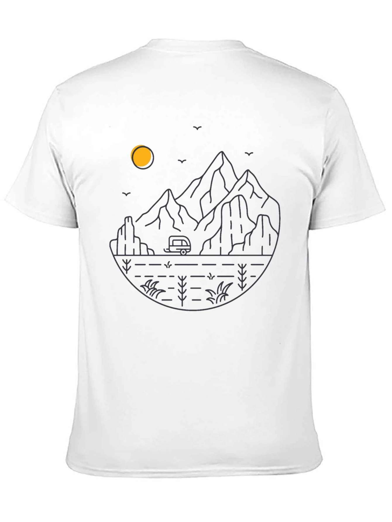 Mountain Camper Graphic Tee - Adventure Awaits!