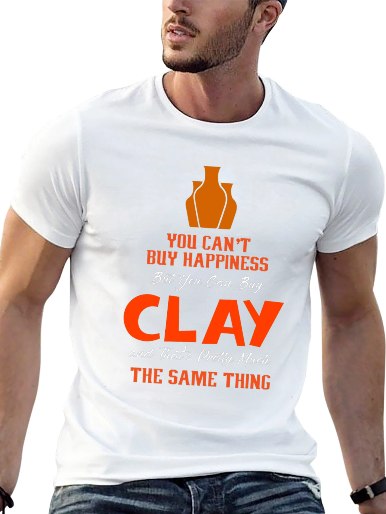 Clay Happiness T-Shirt - Pottery Lover Gift
