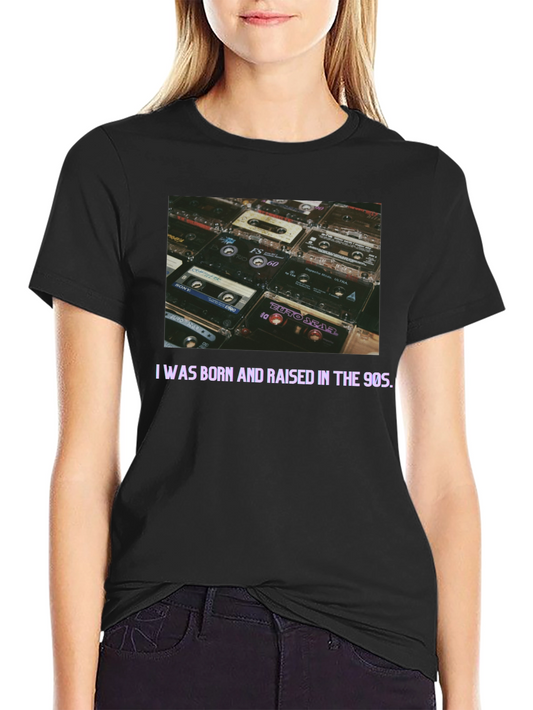 90s Cassette Tape Black T-Shirt
