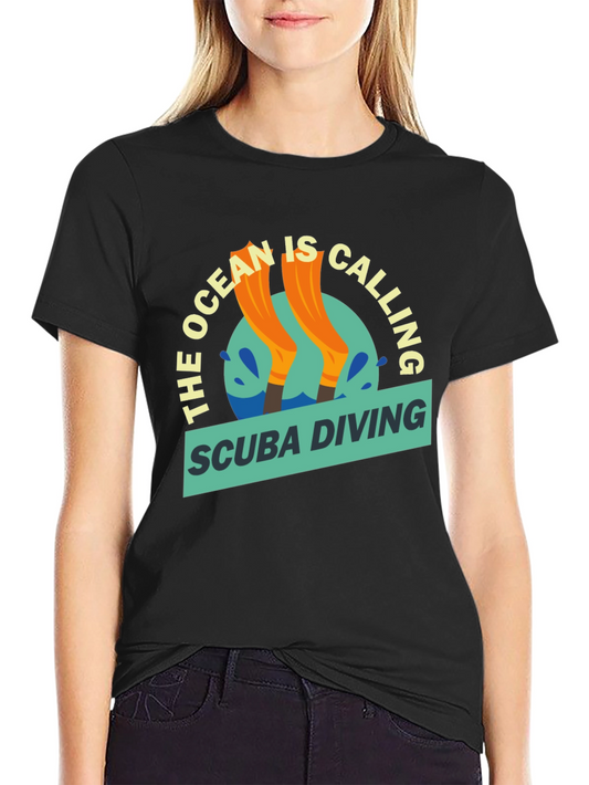 Scuba Diving Graphic Tee - Ocean Lover T-Shirt