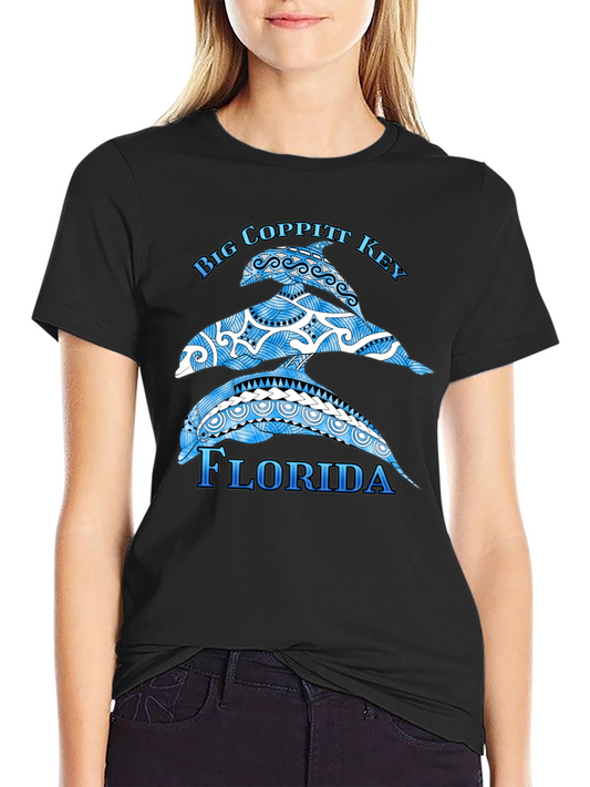 Big Coppitt Key Florida Dolphin T-Shirt