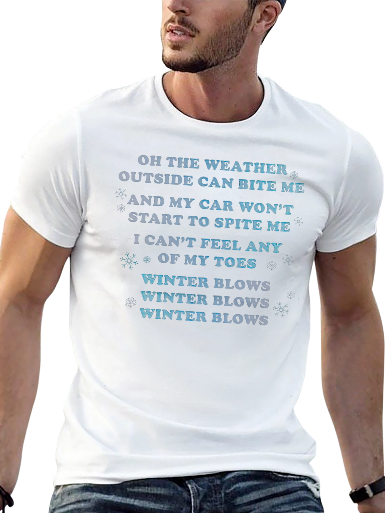 Funny Winter Weather Graphic T-Shirt