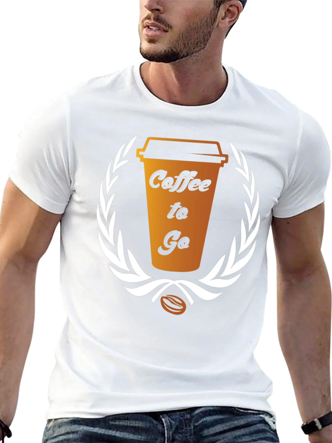 Coffee To Go Graphic Tee - Black Unisex T-Shirt