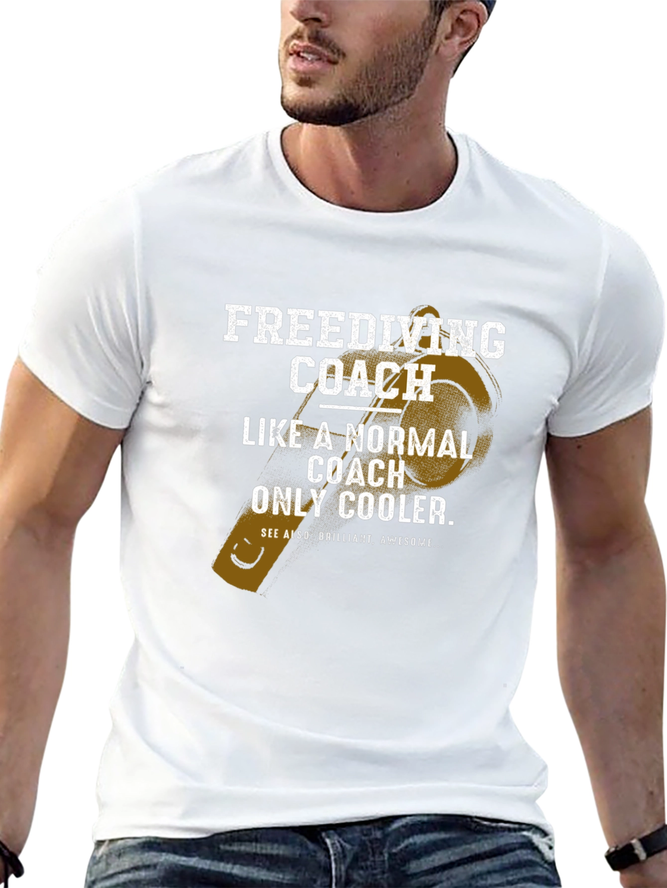 Freediving Coach T-Shirt - Cool Coach Tee