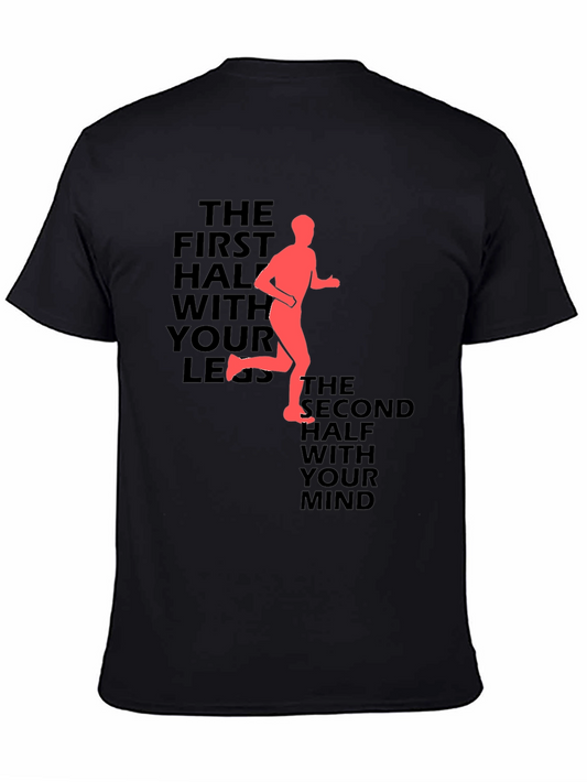 Runners Mindset Graphic Tee - Motivational Running Shirt