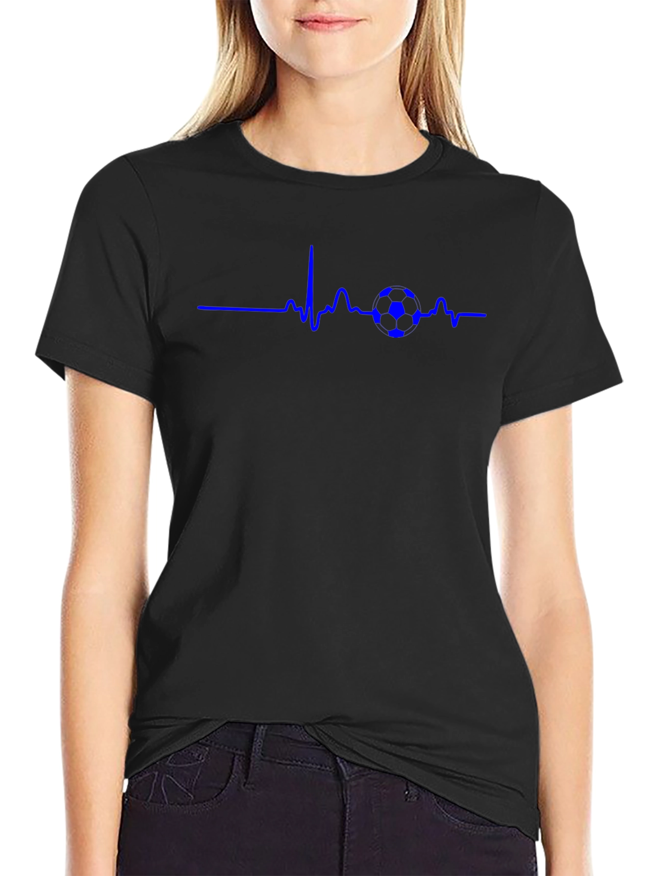 Soccer Heartbeat T-Shirt - Passionate Fan Apparel