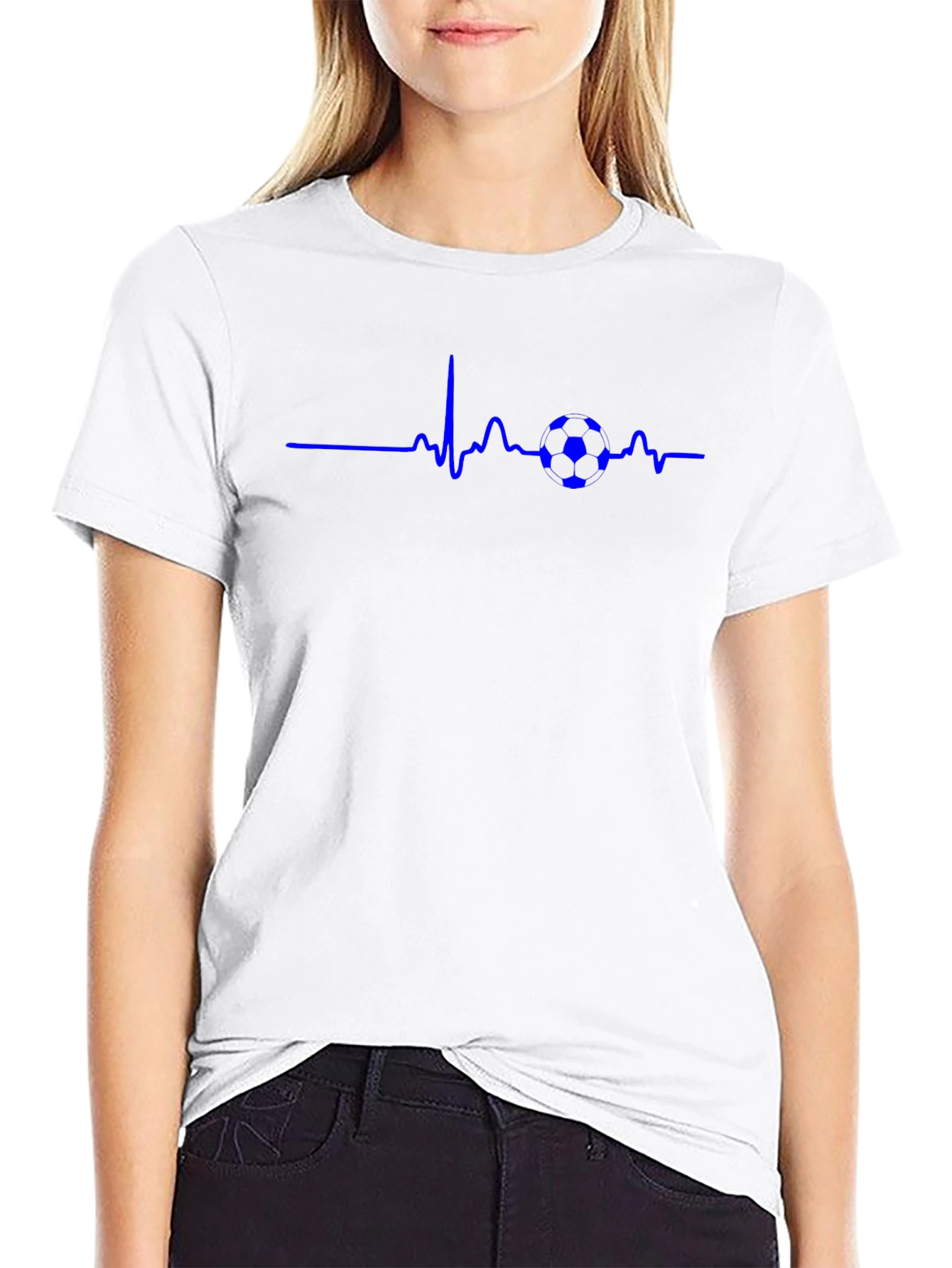 Soccer Heartbeat T-Shirt - Passionate Fan Apparel