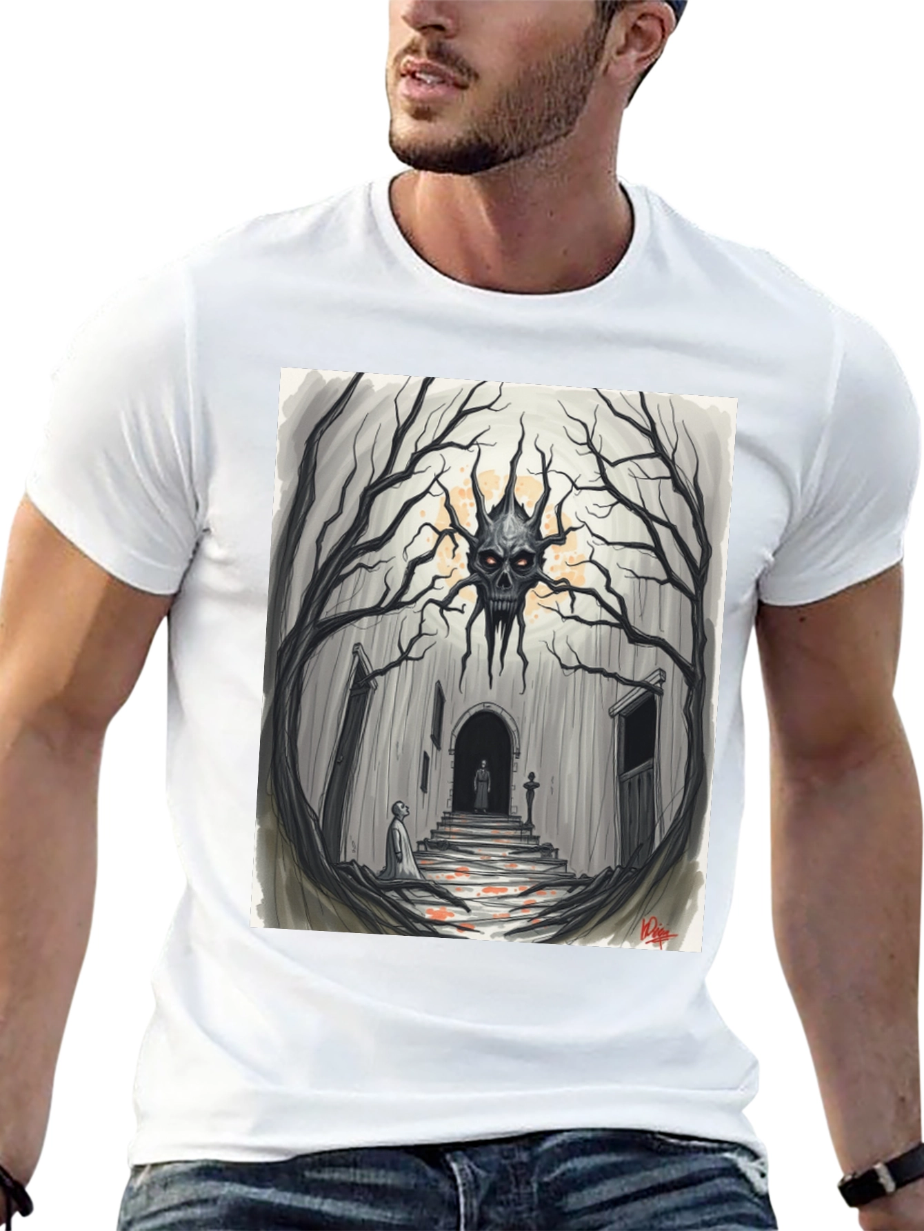 Haunted Skull Tree T-Shirt