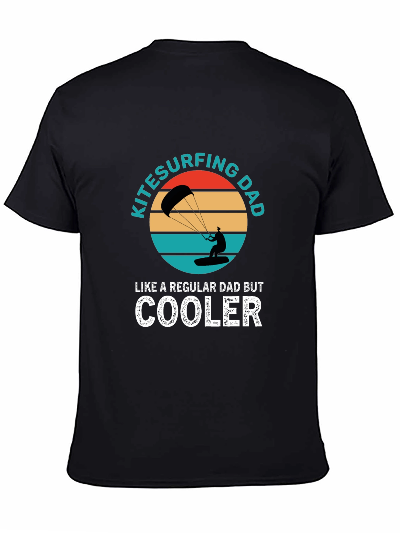 Kitesurfing Dad T-Shirt - Cooler Than Regular!