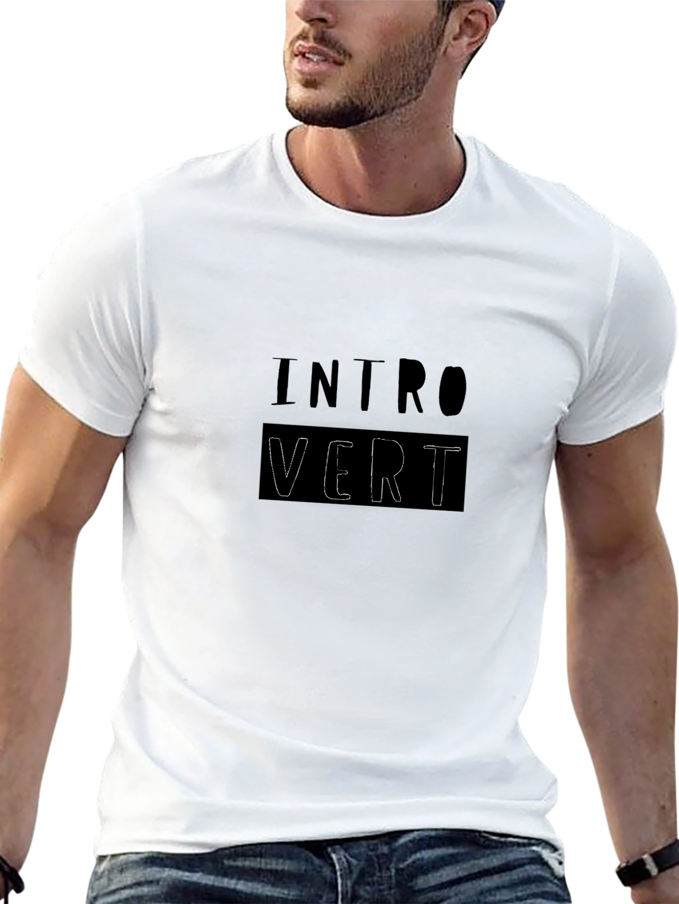 Introvert Graphic Tee - Soft Cotton Comfort