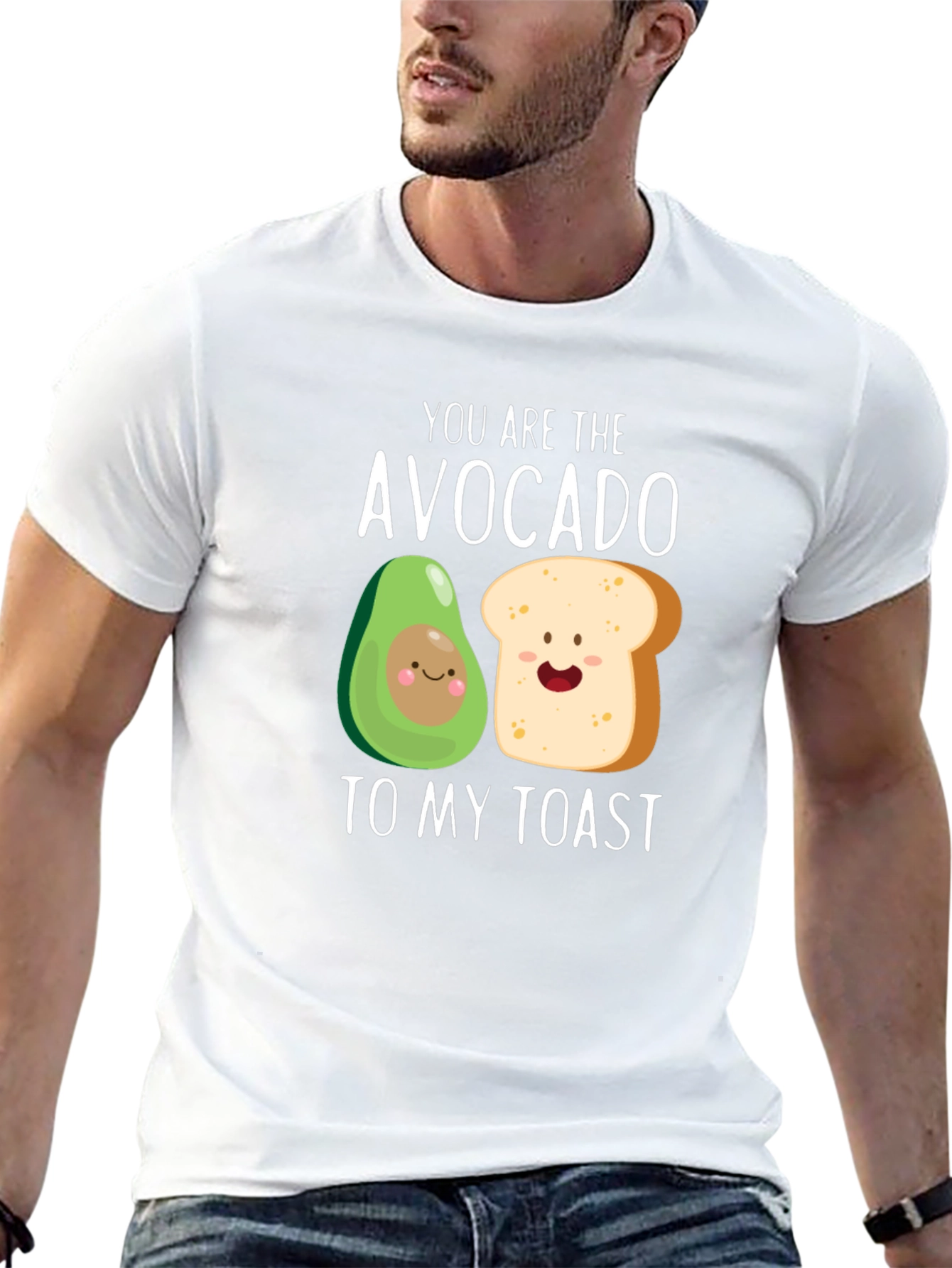Avocado Toast Graphic Tee - Cute Foodie Shirt
