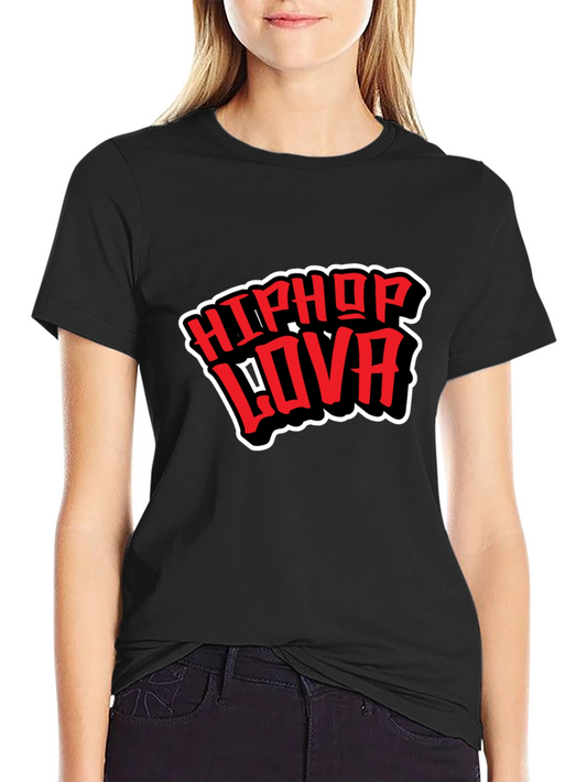 HipHop Lova Black Graphic Tee