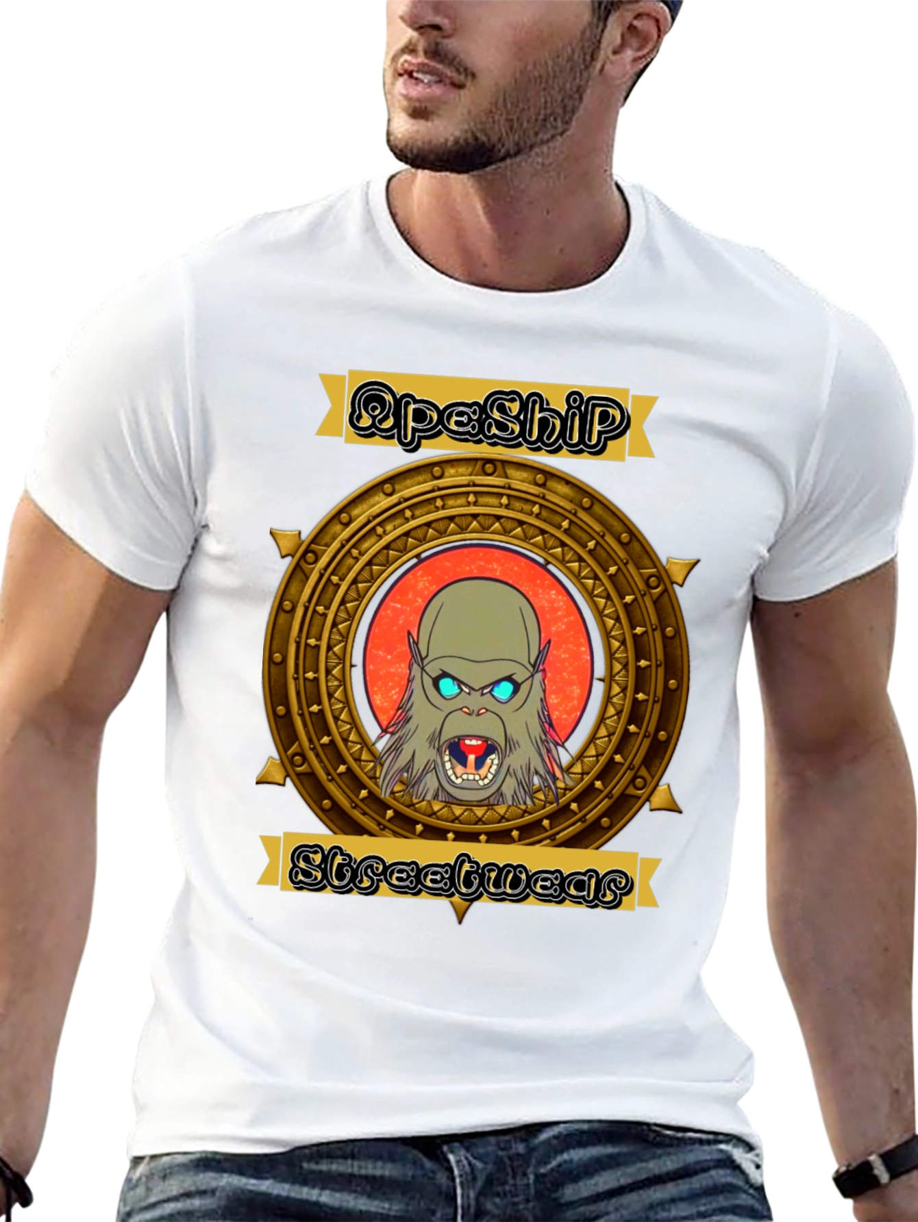 ApeShip Streetwear Graphic T-Shirt