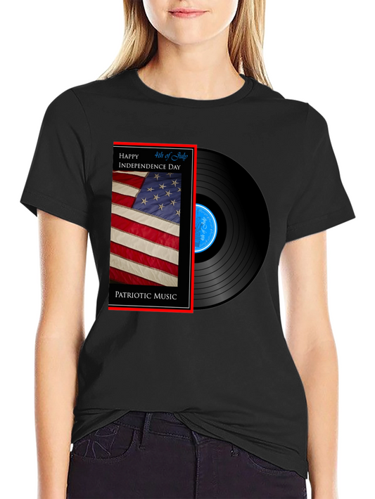 Patriotic Music T-Shirt - 4th of July Independence Day Tee