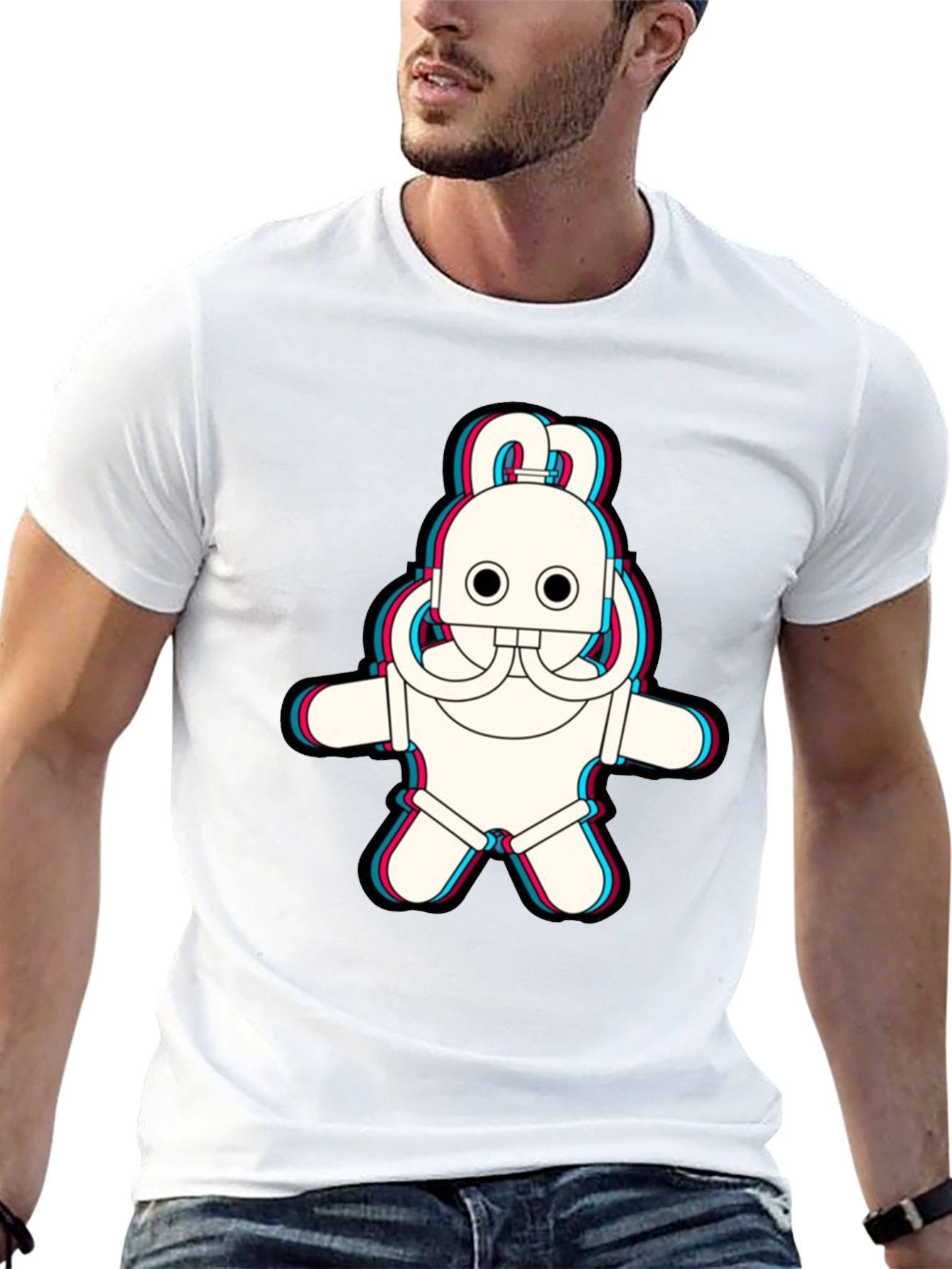 Diver Cartoon Black T-Shirt