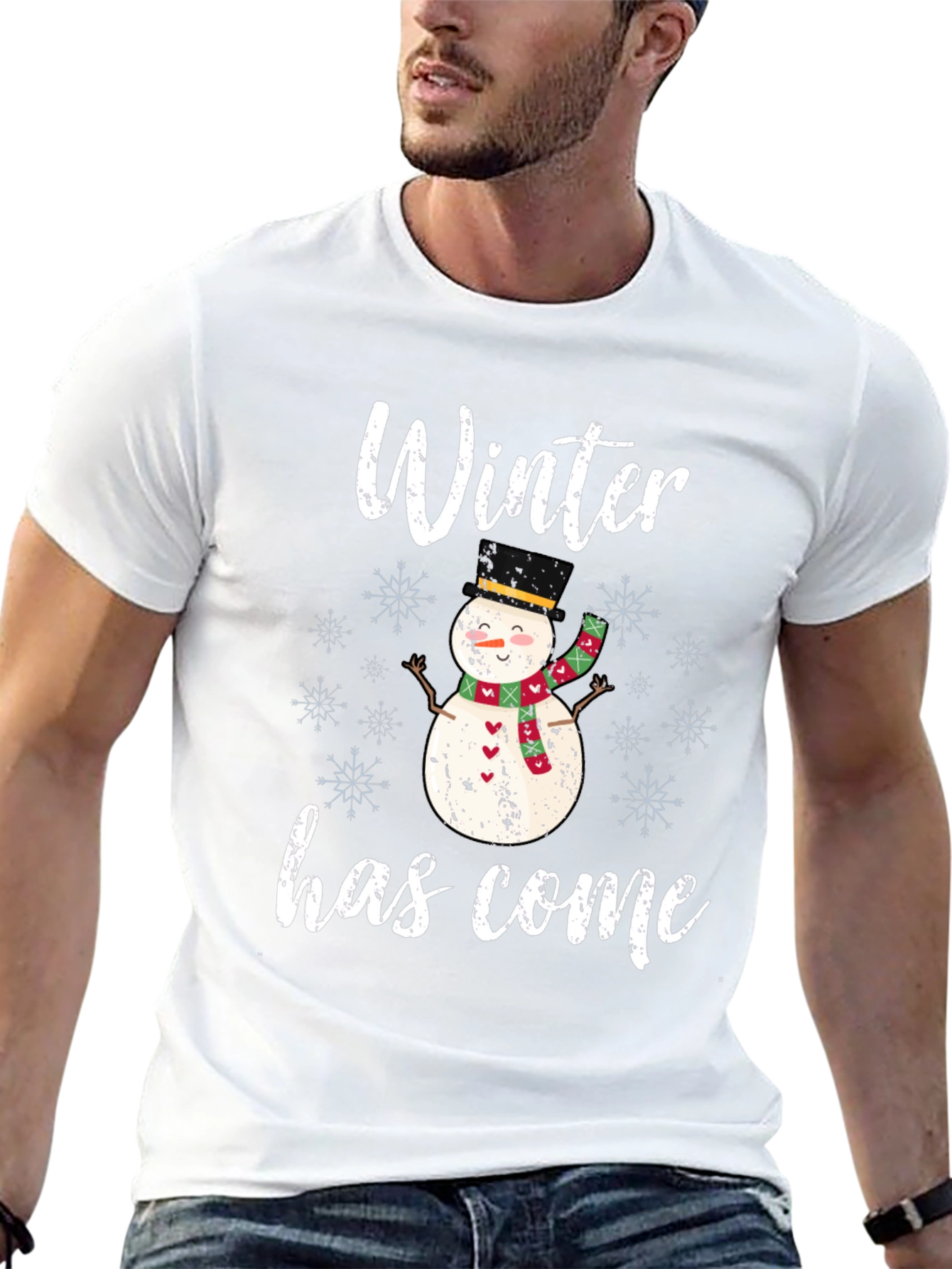 Winter Snowman Graphic Tee