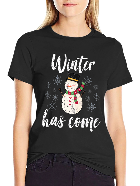 Winter Snowman Graphic Tee