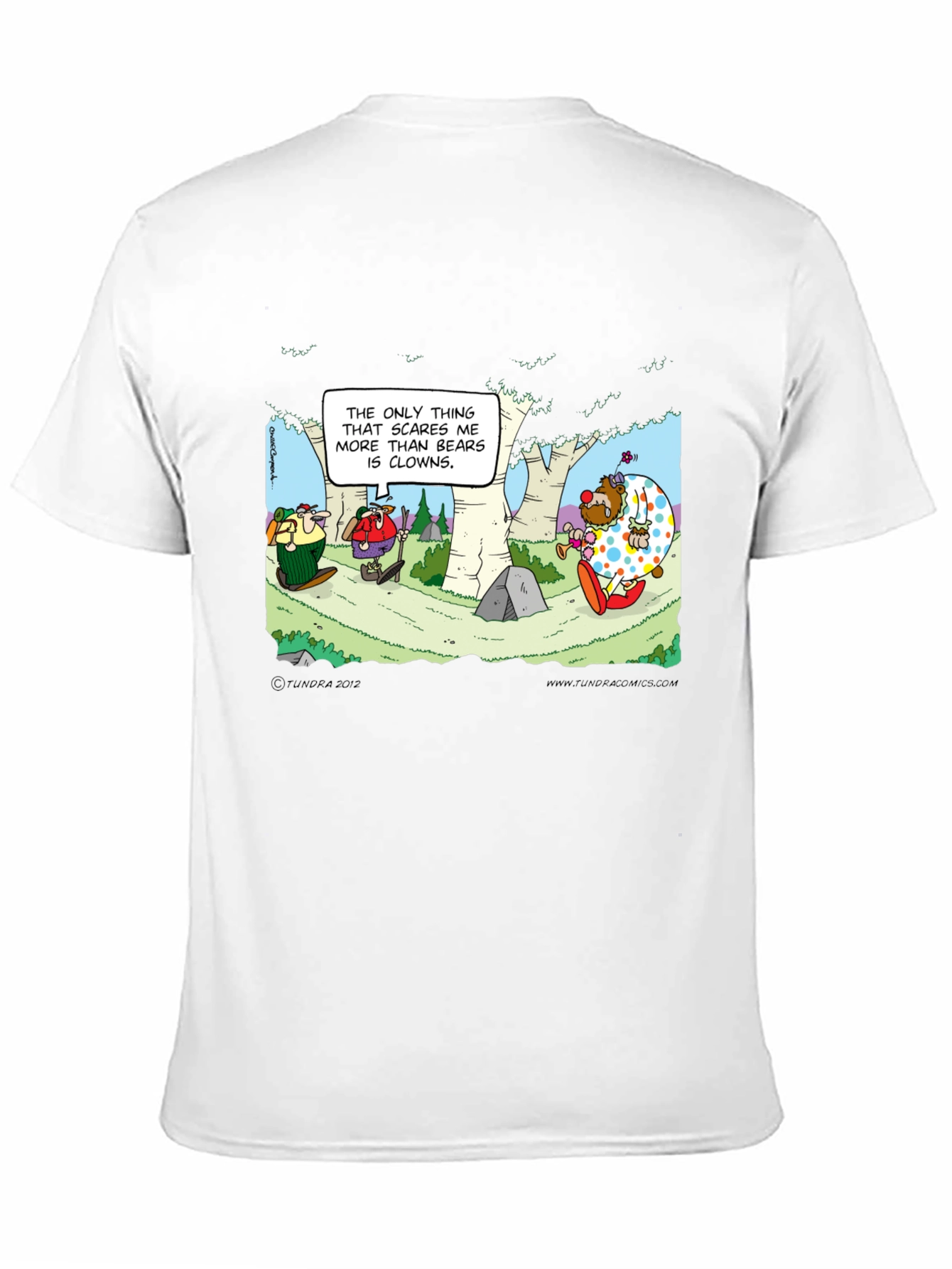 Clowns vs Bears T-Shirt: Cartoon Humor Tee