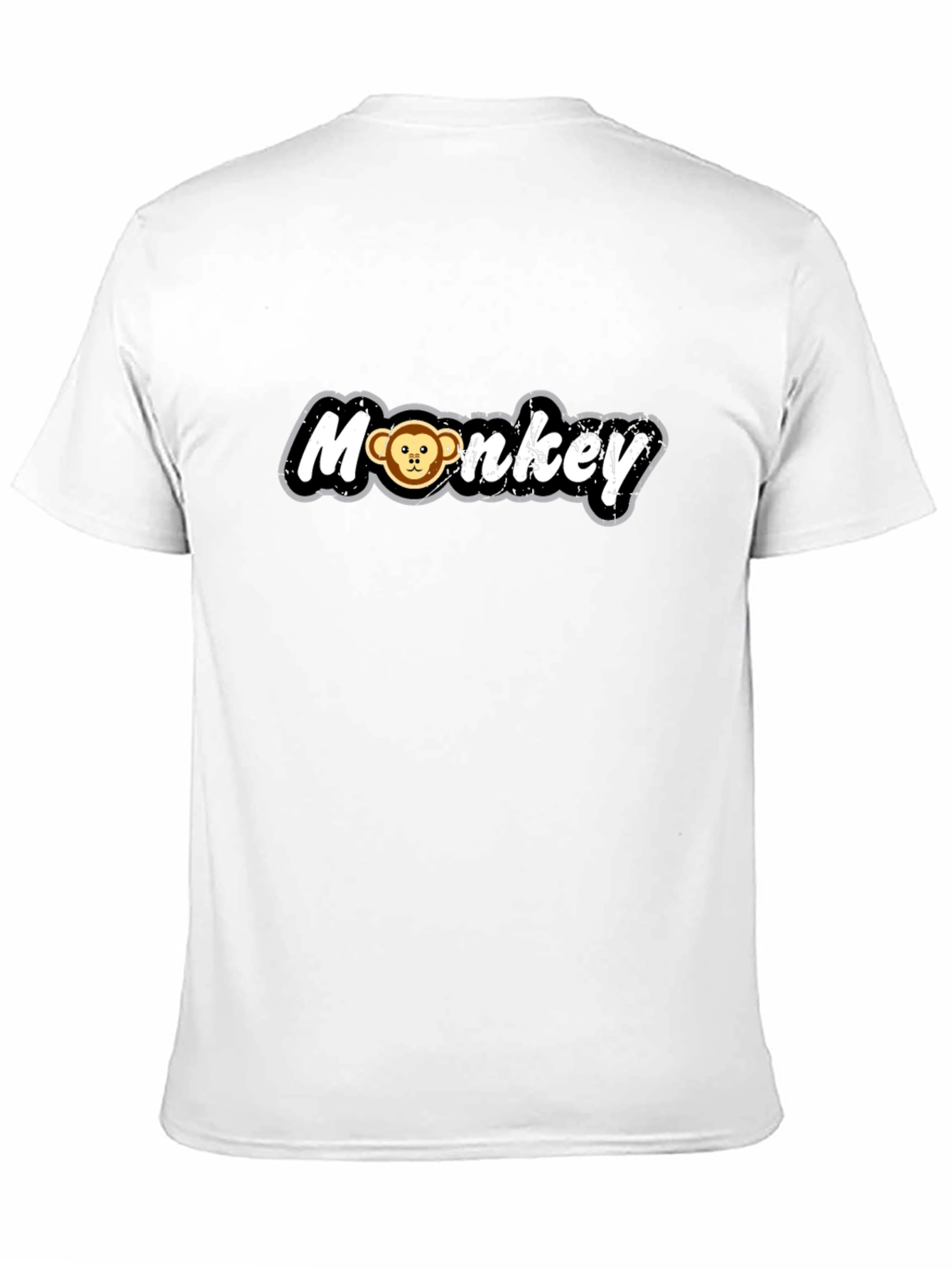 Monkey Graphic Black T-Shirt - Fun Animal Tee