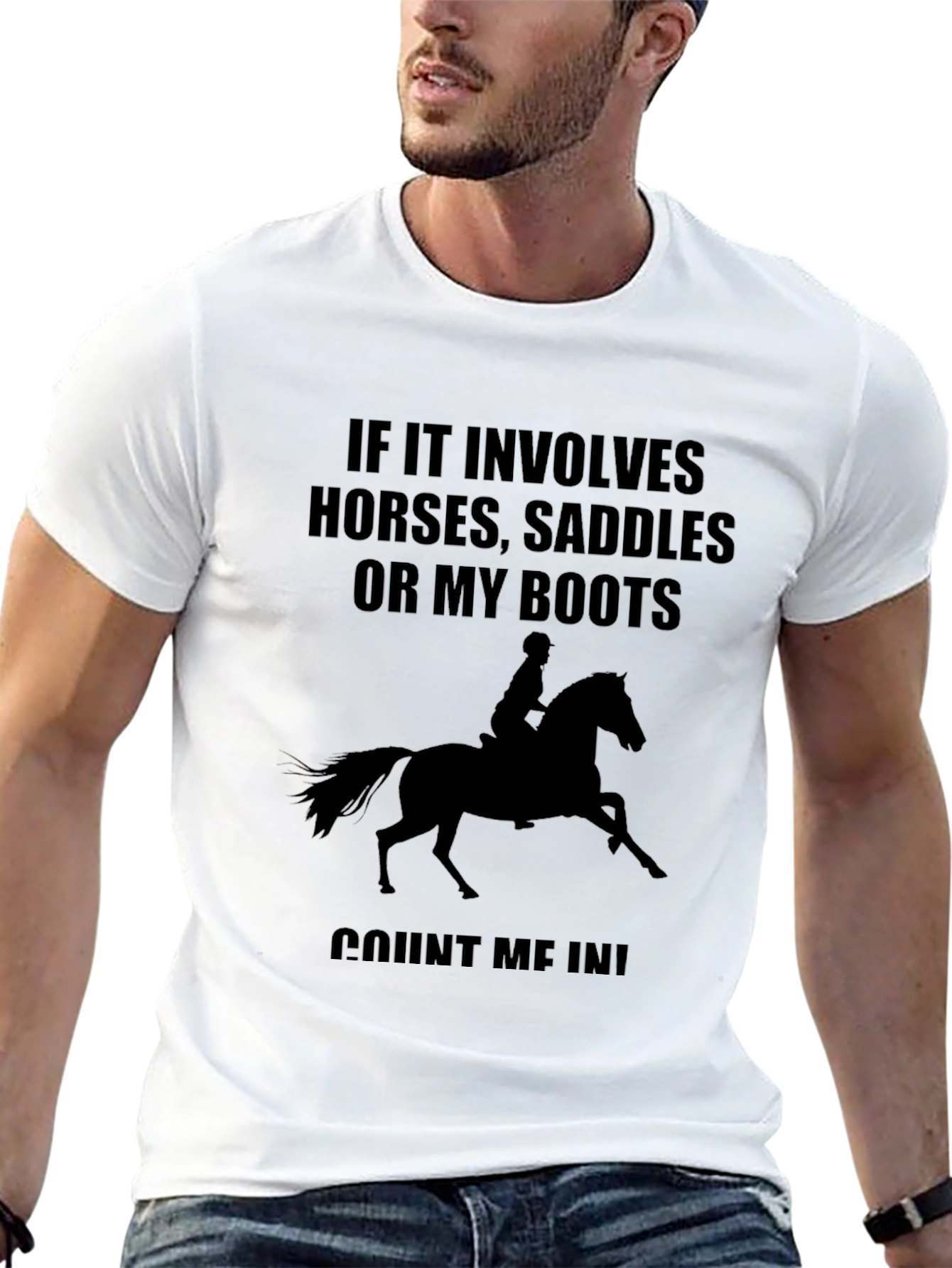 Horse Lover T-Shirt - Horses Saddles Boots