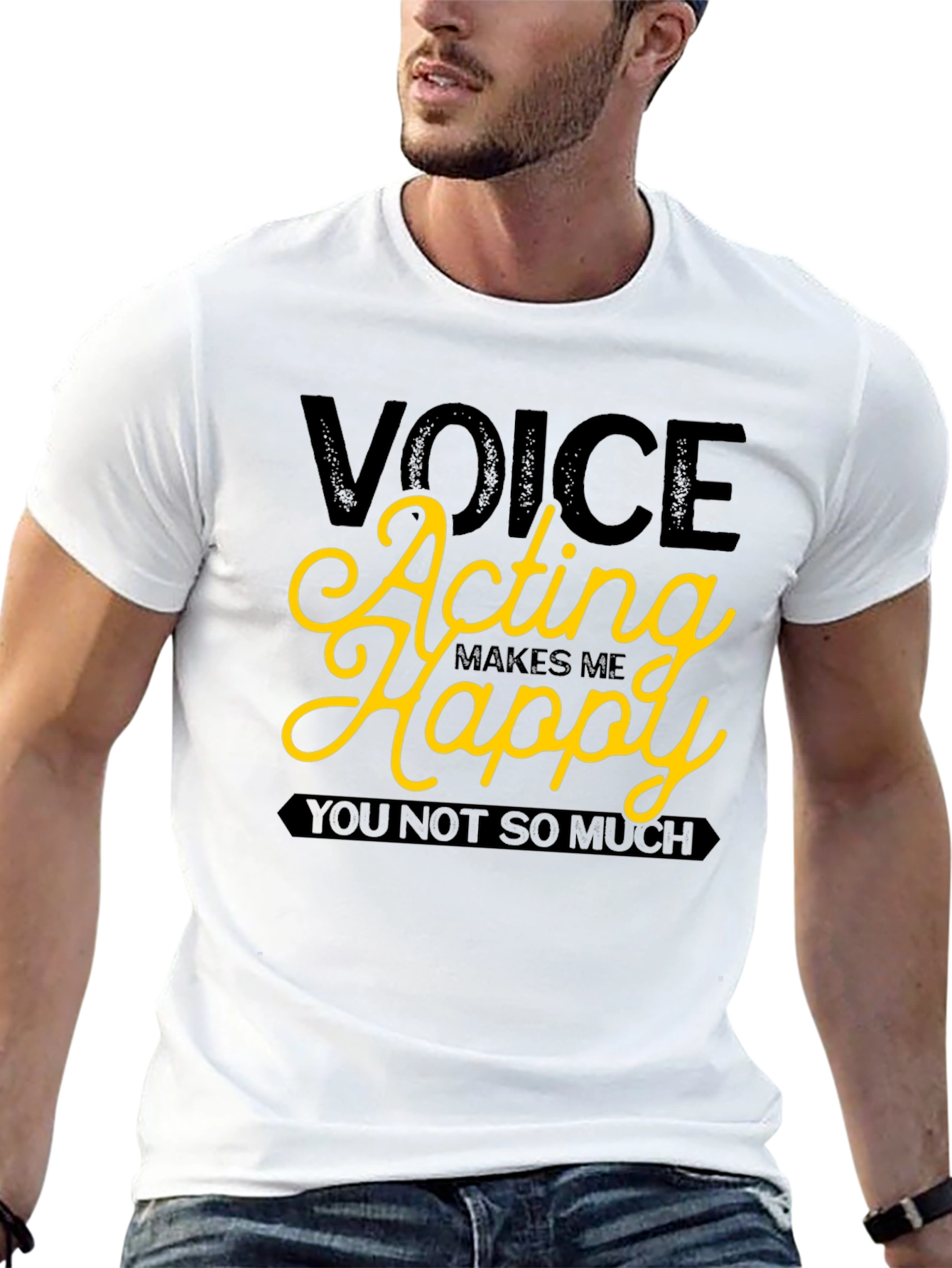 Voice Acting Makes Me Happy Graphic T-Shirt
