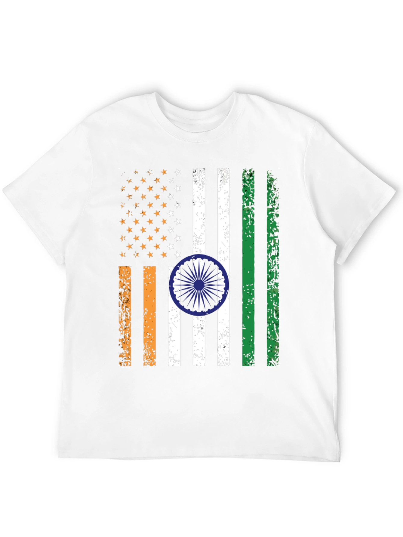 USA India Flag Graphic Tee